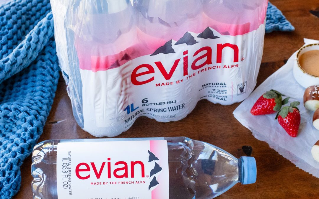 Evian Natural Spring Water 6-Pack Just $7.50 (Regular Price $15.99)