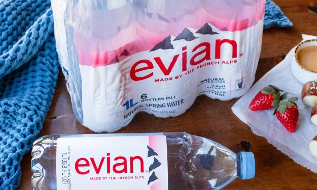 Evian Natural Spring Water 6-Pack Just $7.50 (Regular Price $15.99)