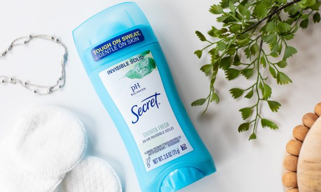 Secret Deodorant As Low As $2.39 At Publix (Regular Price $4.06)