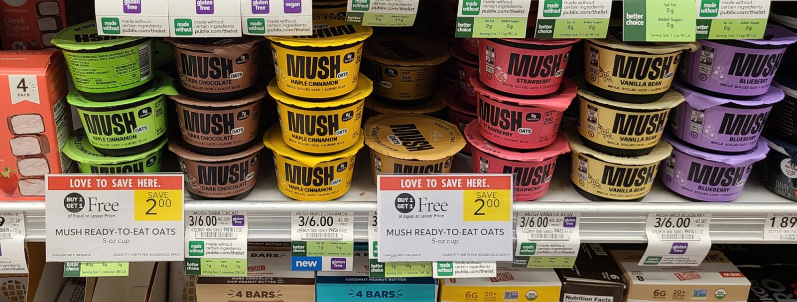 Mush Overnight Oats As Low As FREE At Publix - iHeartPublix