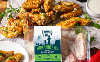 Kick Up Your Holiday Menu With Tasty Wings – Farmer Focus Organic Chicken Party Wings Are BOGO At Publix!