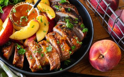 Hatfield Marinated Pork Is BOGO – Stock Up For Easy Summer Meals (Like My Peach Glazed Grilled Honey Garlic Teriyaki Pork Tenderloin)