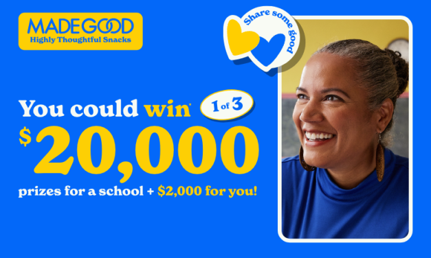 Enter For A Chance To Win $20,000 For A School And $2,000 For You!