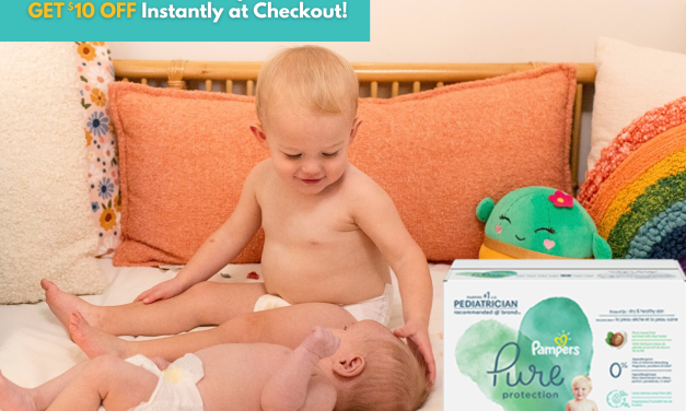 Great News Parents! Get $40 In Pampers Products And Save $10 Instantly At Checkout