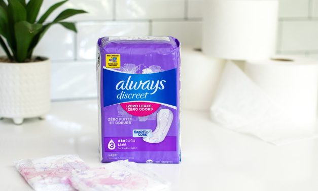 Always Discreet Pads As Low As $2.99 At Publix