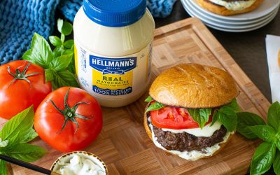 Get Big Savings On Hellmann’s & Serve Up These Best Ever Caprese Juicy Burgers At Your Holiday Gathering