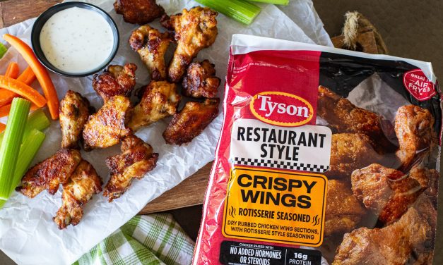 Tyson Restaurant Style Crispy Wings Just $1 Per Bag At Publix (Regular Price $9.99)