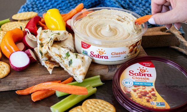 Sabra Hummus Family Size Containers Just $2.99 At Publix (Regular Price $6.99)