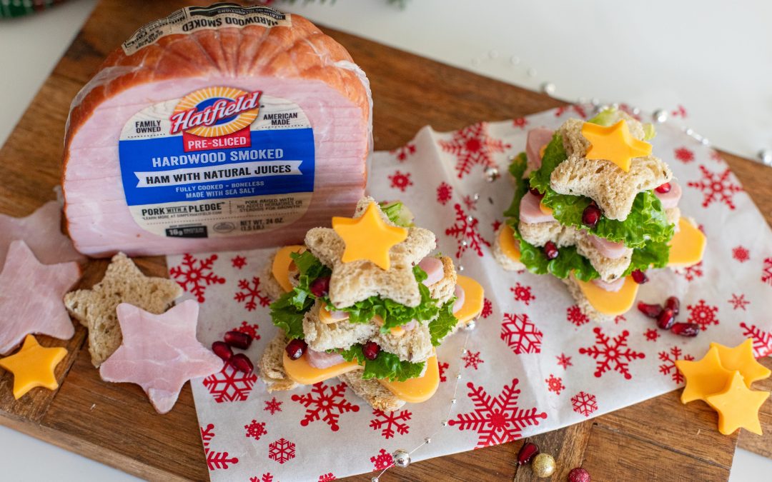 Grab A Deal On Hatfield Quarter Ham For My Fun & Festive Christmas Tree Sandwiches!