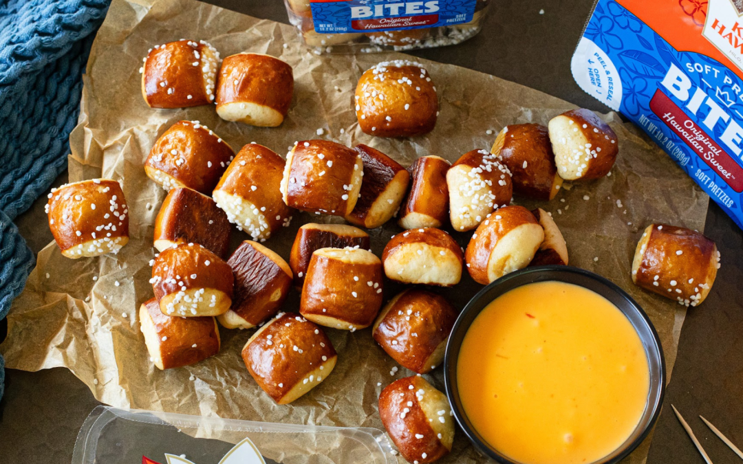 Simplify Snacktime With KING’S HAWAIIAN® Soft Pretzel Bites and VELVEETA®