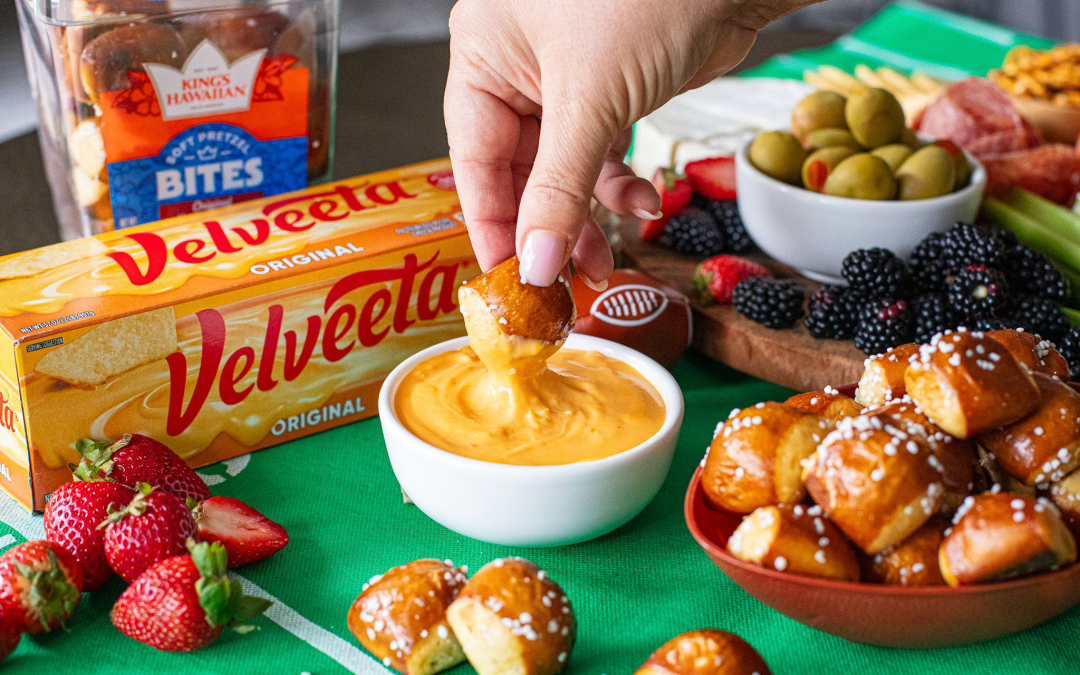 Gear Up For Game Day With KING’S HAWAIIAN® Soft Pretzel Bites and VELVEETA®